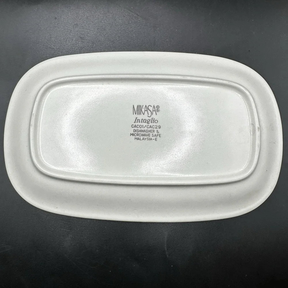Mikasa Intaglio CAC29 Hacienda Butter Dish Replacement Bottom Dish Only